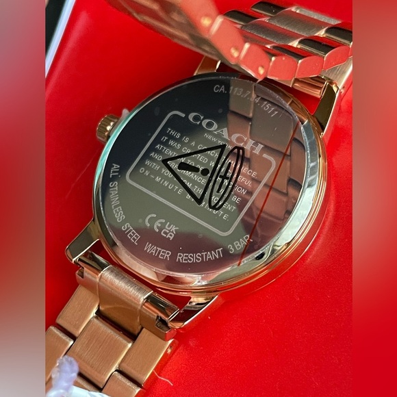 COACH WATCH.Coach Grand Rose-Gold Women's Watch,AUTHENTIC Coach Watch. - Picture 11 of 14